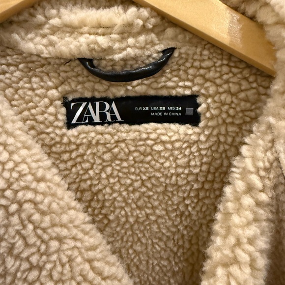 ZARA JACKET WITH SHEARLING - Picture 5 of 5